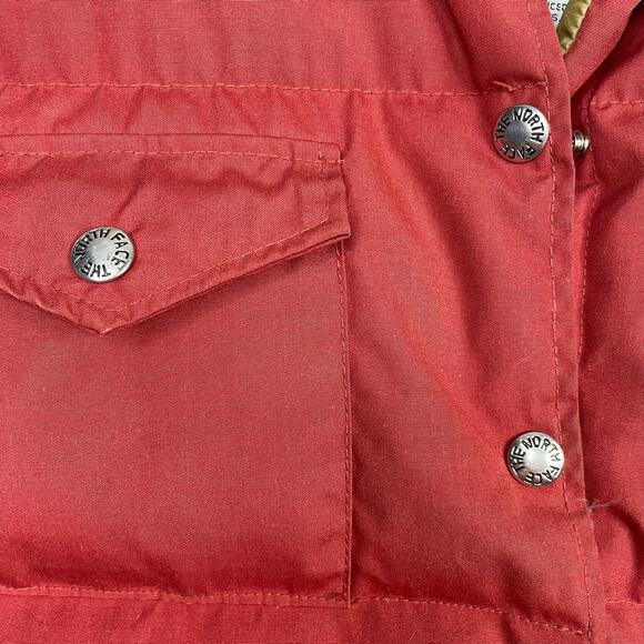 Vintage 80s The North Face Brown Label Down Puffer Vest Gorpcore Winter Women L - Picture 5 of 16